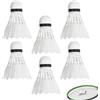 Generic Volanti Badminton per esterni, set di 6 volanti da allenamento | Badminton per Principianti All'aperto e al chiuso, Competizione, Scuola, Fitness