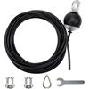 TGDGFKIAS Cavo sostitutivo for puleggia fitness con fune metallica in acciaio | Dimensioni 2M, 2,5 M, 3, m, 4 M for attrezzature for l'allenamento della forza in palestra domestica