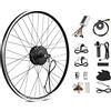 Season 26/28 Pollici E-Bike Kit di Conversione bicicletta elettrica 36V250W Motore Posteriore Ruota Libera con Display LED, Acceleratore a Rotazione