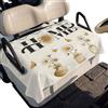 Generic Coprisedile Golf Cart Poliestere Motivo Margherite 130x79 cm | Taglia Universale