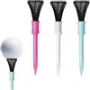 Generisch Golf Tees - Set di 3 tee con design a rete che riduce l'attrito | T-shirt da golf magnetiche per uomini e donne, golfisti, allenamento al coperto, casa, bambini, papà