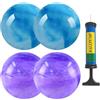 Generico Pallone Gonfiabile 22 cm Grande Pallone Gonfiabile con Pompa a Mano | Pallone Gonfiabile per Attività Sportive all'Aperto, Esercizio Fisico, Scuola, Compleanni, Premi per la Classe