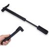 Gsycle 120 PSI Mini Pompa da Bicicletta Portatile in Nylon con Supporto | Telescopico 22-38 cm, include staffa di montaggio. Adatto per pneumatici di bici da strada e mountain bike. Corpo impugnatura