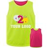 TOPTIE Maglia Personalizzabile Reversibile per Basket e Calcio, Pettorina da Allenamento per Squadre per Adulti e Giovani