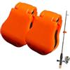 Generic Supporto multifunzionale per canna da pesca, 2 pezzi | Supporti per canne da pesca per pescatori in acqua salata, pescatori, mare, lago, fiume, bacino idrico, stagno, uomini, padri
