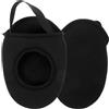 PENIKOKO Copriscarpe Ciclismo in Neoprene Nero, Antivento | Bordo Rinforzato, Fascia Posteriore Elastica e Banda Antiscivolo, per Bici da Strada e Mountain Bike