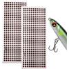 Generic il De Leurre De Pêche Réaliste 500X - Yeux Adhésifs Pour Leurres De Pêche | Réfléchissants Pour Attirer Les Poissons, Assortimento De Faux Yeux De Pêche