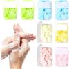 Muwirru Fogli di sapone per i viaggi, 800 pezzi | 4 profumazioni, pulisce a fondo, mini profumata usa e getta, carta saponetta solubile, portatile, per esterni, campeggio