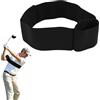 Gansdnek Ausilio per L'Allenamento del Golf, Fascia per il Braccio Regolabile per Correggere lo Swing, Trainer per lo Swing Elastico in Nylon, Sincronizzatore Dello Swing per Principianti Uomini Donne