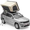 Dragon Winch Tenda da tetto per auto 2 posti tetto rigido in alluminio completa materasso, di scala telescopica, tasche per accessori e zanzariere + LED | impermeabile | Tenda da campeggio | Type S