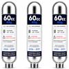 Generic EQUIT ARE: Pack 3 cartucce CO₂ 60CC 45g per gilet Airbag da equitazione (HitAir, Helite, Penelope, Equitemo, ...)