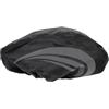Cabilock Copri Casco da Ciclismo Riflettente in Oxford Nero | Cordino Elastico e Bordo Aderente, Traspirante e Pieghevole, per Scooter, Neve, Skateboard e Pattinaggio