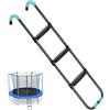 AZIDWERYQ Gradini per Trampolino, Scaletta per Trampolino, 3 Gradini con Gradino Ampio, Scale da 13x38 Pollici, Scaletta Rimovibile per Carichi Pesanti Antiscivolo per Bambini