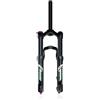 DHNCBGFZ 20/24in DH Mountain Forcella Anteriore QR9x100mm Con Ammortizzatore Ad Aria | Corsa 90/120mm Forcella A Corona Singola Dritte Da 1-1/8 Smorzamento Controllo Della Spalla Freno A Disco