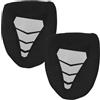 BESTonZON Copriscarpe da Ciclismo Impermeabili in Neoprene, Riflettenti, | Copertura Bassa alla Caviglia, Cerniera Posteriore, Punta Protetta, per Strada e Tragitti Notturni