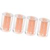 MHADBKH 4Pcs Portatile Biliardo Stecca Bastone Ghiera Acrilico Incompiuto Snookers Pool Stick Tip Biliardo Piscina Accessori di Riparazione Stecca Puntale
