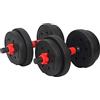 prOsPeQtG set di manubri, Pesi 2 manubri regolabili for sollevamento pesi e body building