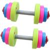 Generic Dumbbell Giocattolo Per Bambini Età 3+ Set Fitness Per,2 Corto | materiale sicuro, gioco di equilibrio e coordinazione, montaggio facile, storage compatto, regalo di compleanno o festa