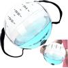 AZIDWERYQ Sacca per l'acqua, Sacca per l'acqua Allenamento Baseball Palla Fitness Gonfiabile con ponderazione Trasparente Aqua Punch Regolabile con Maniglia per Allenamento del Core e dell'equilibrio