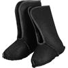 BESTOMZ Scarponi Termici Invernali Neri Interno in Cotone e Peluche | Comfort Prolungato, Presa Migliorata, per Caccia, Campeggio e Trekking, Adatti a Scarponi da Sci