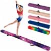 KOMFOTTEU 240 cm Trave Ginnastica Artistica per Casa e Palestra | Trave Equilibrio Pieghevole e Imbottito con Maniglia e Base Antiscivolo per Bambini, Principianti e Professionisti, Max 100kg