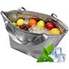 Generic Borse termiche isolate portatile impermeabile a prova di perdite di | Borsa termica per campeggio, spiaggia, prendere il sole, picnic, ufficio, viaggi su strada
