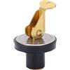 Yosoo Health Gear Tappo di Scarico a Compressione Guarnizione in Gomma in | Lunghezza 19 Mm, Tappi Twist per Scarico Marino, Maniglia in Acciaio Inossidabile, Uso Interno per Vasca del Vivo