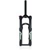 DHNCBGFZ Forcella Anteriore Ammortizzatore Ad Aria 20/24in Per Mountain TA 15*100mm | Smorzamento Forcella A Corona Singola Dritte Da 1-1/8 Corsa 90/120mm Controllo Della Spalla Freno A Disco