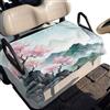 Generic Coprisedile Golf Cart Poliestere Fiori di Ciliegio 130x79 cm | Misura Universale
