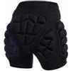 Milageto Pantaloncini Protettivi con Elastica Larga Flessibili Pantaloncini con Pannelli Imbottiti Resistente Indumento Protettivo per Snowboard