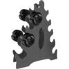 Generic Rastrelliera per manubri da allenamento a 5 ripiani, compatta, da pavimento | Heavy Duty Storage Organizer a forma di albero Supporto per pesi per Home Gym Attrezzature di Stoccaggio Sistema Rack