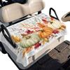 Generic Coprisedile Golf Cart Zucche Autunnali in Poliestere | 130 x 79 cm