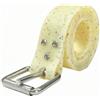 FytStycale Cintura da Immersione in Silicone Regolabile Cintura Sub con Fibbia a Sgancio Rapido Robusta Attrezzatura per Subacquei, Giallo, 1.5M
