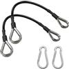 shttoca 2pcs Fitness Cable Extension 32cm Cable Extension Palestra per tiranti cavi | cinghie di estensione, accessori per il fitness, chiusura a molla, attrezzatura per il fitness a casa, angolo