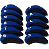 Generic Golf Iron Headcover Outdoor Sport 11Pcs Golf Headcovers Golf Putter Accessori Golf Ferro Coperture Set Ferro di Ferro Cuneo di Ferro Protector Case