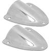Yosoo Health Gear Copertura di Ventilazione a Conchiglia Copertura | Acciaio Inossidabile, Copertura del Cavo per Barche Marine, Hardware per Barche Lucidato, Passaggio Cavi, Montaggio con
