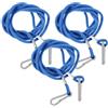TOYANDONA 3 Pezzi Laccetti per Guanti da Sci in Nylon Clip e Gancio | Laccio da Collo, Aggancio Sicuro per Guanti e Muffole, Uso in Inverno, per Scuola e Sport All'aperto