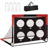 Generisch Porta da calcio da giardino, design , da bersaglio | 120 cm di larghezza x 90 cm di altezza, pieghevole, rettangolare, porta da calcio per bambini, ragazze, allenamento sportivo