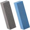 BOXOB 4Pz Pietre Abrasive Gomma per Levigatura di Snowboard e Sci | Blocco Pietra Levigatura Lati Snowboard e Sci, Attrezzatura Tuning Sci per Rimuovere Bave, Grigio 60 & Blu 240 Granulometria