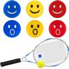 burkfeeg 6 ammortizzatori per racchette da tennis, con viso sorridente, 22 mm