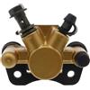 NJXZLADJRWS Compatible Pinza Freno Dorata M10 50mm Sinistra Destra | Pompa freno idraulica adatta for ATV e veicoli ricreativi a due ruote