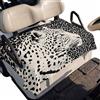 Generic Coprisedile Golf Cart Leopard Vintage, 130 x 79 cm, Poliestere | Misura Universale