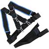 Sxhlseller Sled Harness Speed Training Shoulder Strap for Tire Pulling | Gilet in nylon regolabile, anelli a D per carichi pesanti, attrezzatura per lo sprint, fitness su pista, esercizi di