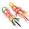 SHINEOFI Gonna per spinnerbait in silicone 10 pezzi accessorio pesca | Montaggio fai da te, struttura leggera e anti strappo, per trota e altri pesci, per pesca all'aperto