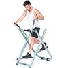 Generic Macchina pieghevole Air Walk Trainer - Attrezzatura portatile per il fitness completo per esercizi a casa e in ufficio, design compatto salvaspazio per allenamenti cardio