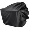 Warmhm Tela Copertura per Cestino Bici Elettrica Nera | Bordo Elastico Regolabile, Design Leggero, Accessorio Portatile per Pioggia e Uso Quotidiano