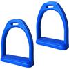 Generico Staffe per Piede equestre 2 con corpi in ABS | Staffe equestri western, pedale antiscivolo in plastica resistenza per equitazione