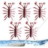Generico Esche Morbide Da Pesca Artificiali 5 Pezzi Morbidi In Acqua Salata | Esche Artificiali Per Pesci Da Uomo Acqua Salata Sport All'Aperto Trota E Branzino