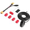 Lastdaytime Adattatore USB per scooter elettrico m365 Pro G30 impermeabile elettrico | Alloggiamento in metallo in gomma ABS, resistente alle vibrazioni, a prova di polvere, ideale per pioggia e spruzzi stradali