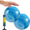 Generico Pallone Gonfiabile 22 cm con Pompetta per Festeggiamenti | Pallone Gigante per Attività All'aperto per Regali Vacanze Scuola Palestra Giochi all'Aperto Sport